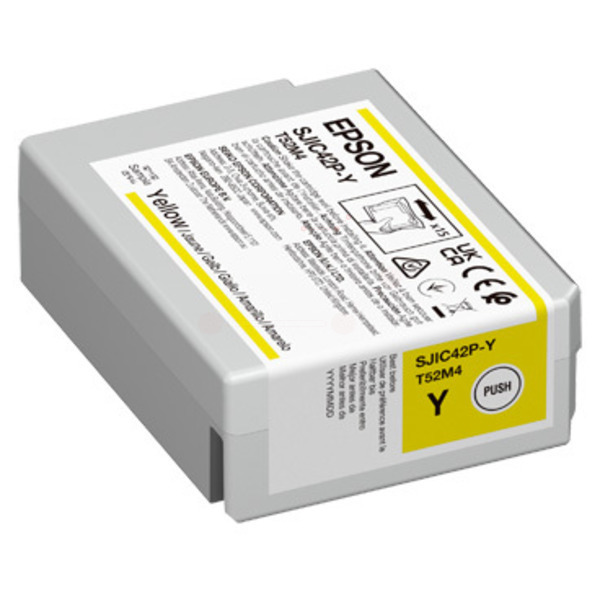 Tintenpatrone gelb TP-Ep-C13T52M440-bkO für Epson ColorWorks C 4000 e MK