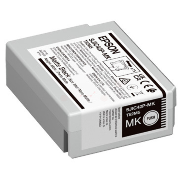 Tintenpatrone schwarz matt TP-Ep-C13T52M540-bkO für Epson ColorWorks C 4000 e MK
