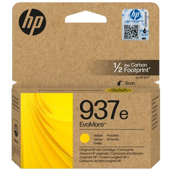 Druckkopfpatrone gelb Evomore TK-HP-4S6W8NE-bkO für HP OfficeJet Pro 9123