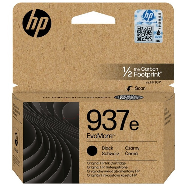 Druckkopfpatrone schwarz Evomore TK-HP-4S6W9NE-bkO für HP OfficeJet Pro 9123