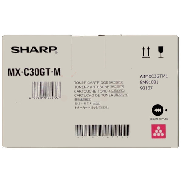 Toner-Kit magenta TK-Sh-MX-C30GTM-bkO für Sharp MX-C 303 W