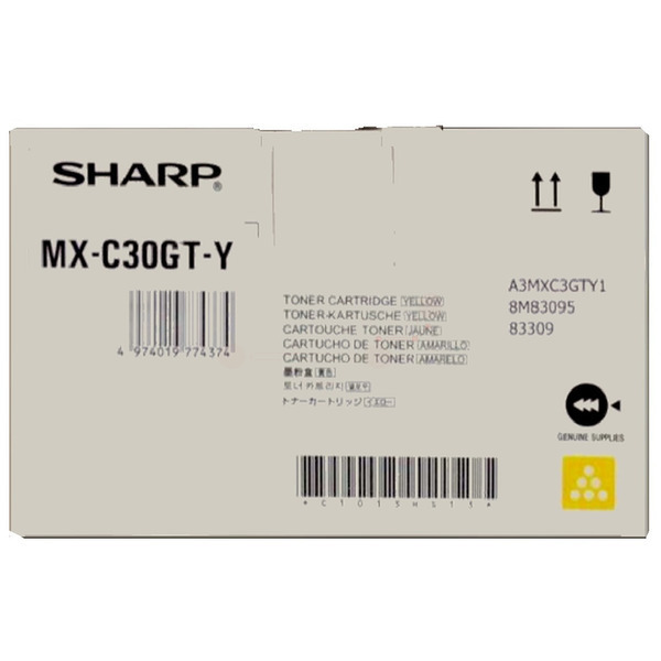Toner-Kit gelb TK-Sh-MX-C30GTY-bkO für Sharp MX-C 303 W