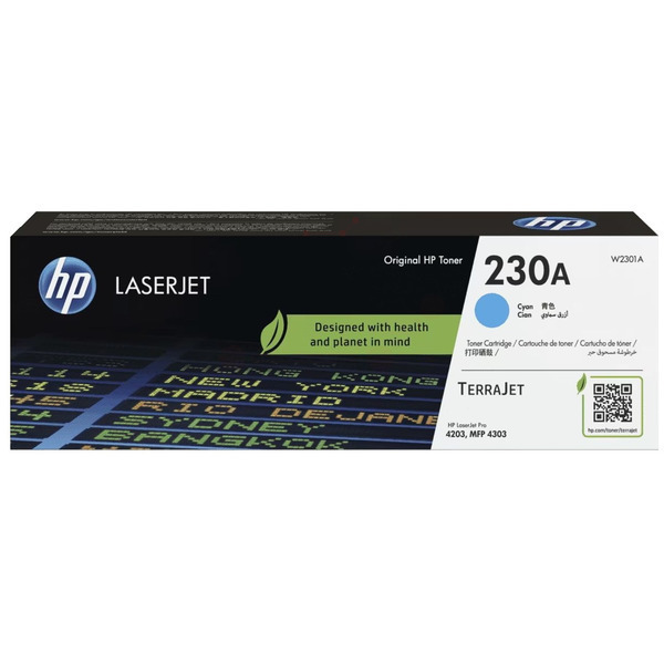 Tonerkartusche cyan TK-HP-W2301A-bkO für HP Color LaserJet Pro MFP 4303 Series