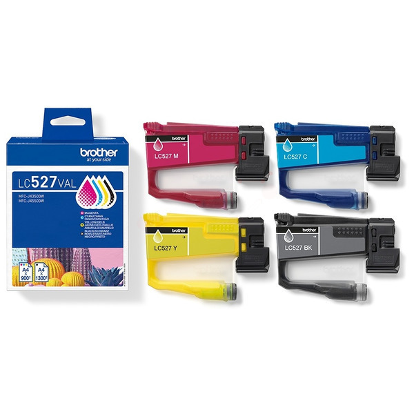 Tintenpatrone MultiPack Bk,C,M,Y TP-Br-LC527VAL-bkO für Brother HL-J 5115 DW