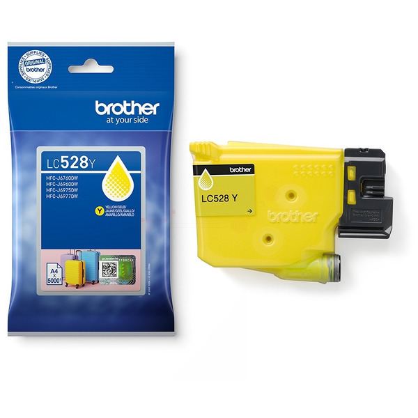 Tintenpatrone gelb extra High-Capacity TP-Br-LC528Y-yO für Brother HL-J 5115 DW