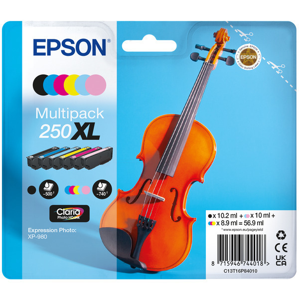Tintenpatrone MultiPack Bk,C,M,Y,LC,LM High-Capacity TP-Ep-C13T16P84010-bkO für Epson Expression Photo XP-980