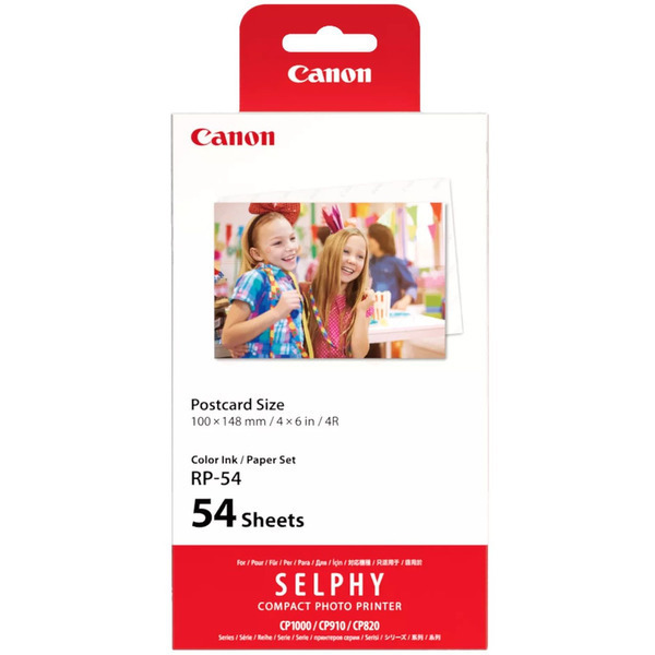 Fotokartusche color + Papier 100x148 mm TK-Ca-RP-54-bkO für Canon Selphy CP 1300 Series