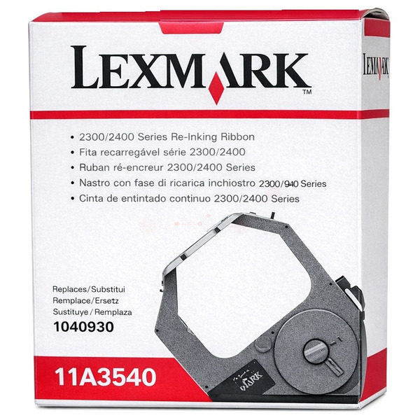 Nylonband mit Nachtränksystem schwarz TK-Le-11A3540-bkO für Lexmark 2480