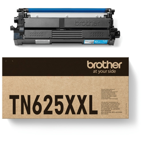 Toner-Kit cyan extra High-Capacity TK-Br-TN-625XXLC-cO für Brother MFC-EX 570 Series