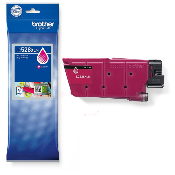 Tintenpatrone magenta ultra High-Capacity TP-Br-LC528XLM-mO für Brother MFC-J 6975 DW