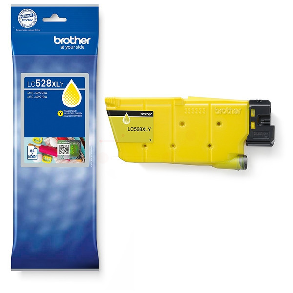 Tintenpatrone gelb ultra High-Capacity TP-Br-LC528XLY-yO für Brother MFC-J 6975 DW
