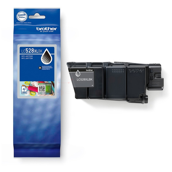 Tintenpatrone schwarz ultra High-Capacity TP-Br-LC528XLBK-bkO für Brother MFC-J 6975 DW