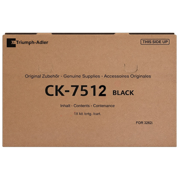 Toner-Kit TK-Ut-CK-7512-bkO für Triumph-Adler 3262 i