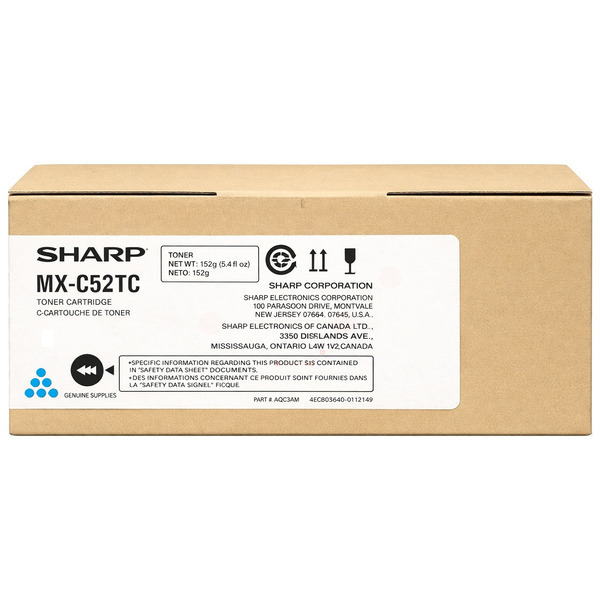 Toner-Kit cyan TK-Sh-MX-C52TC-bkO für Sharp MX-C 428 F