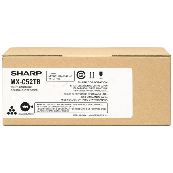 Toner-Kit schwarz TK-Sh-MX-C52TB-bkO für Sharp MX-C 428 F