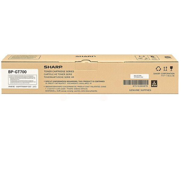 Toner-Kit TK-Sh-BP-GT700-bkO für Sharp BP-51 M 36