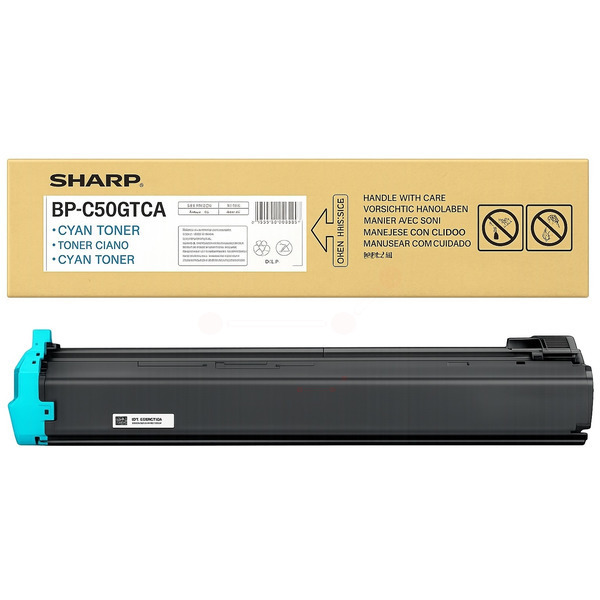 Toner cyan TK-Sh-BP-C50GTCA-bkO für Sharp BP-C 533 Series