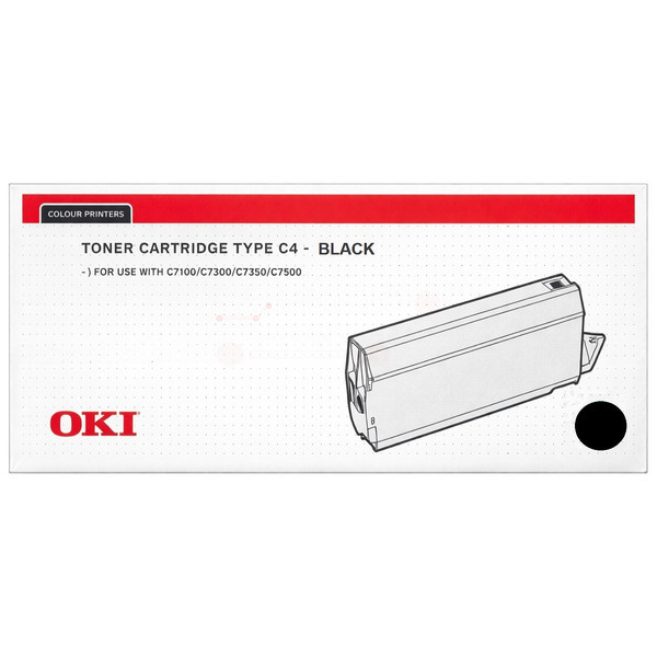 Toner schwarz  für OKI C 7300 DN