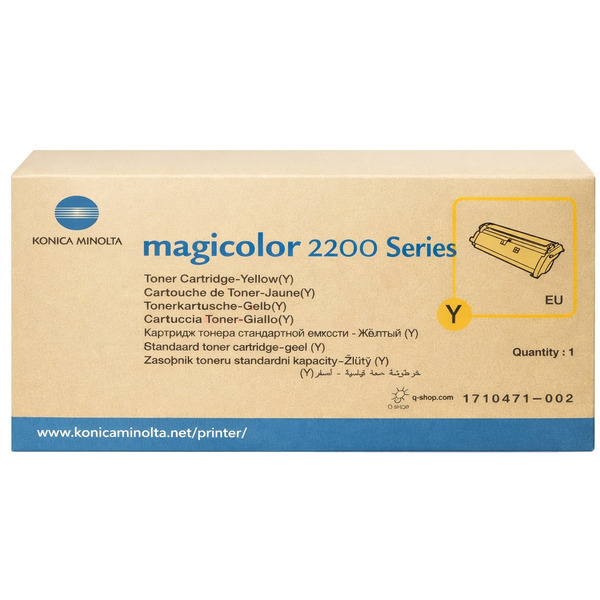Toner gelb  für Konica Minolta Magicolor 2200 DL