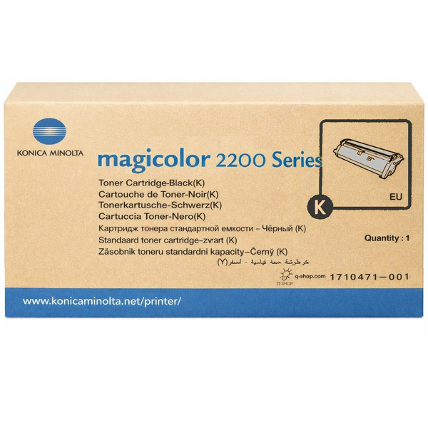 Toner schwarz  für Konica Minolta Magicolor 2200 DL
