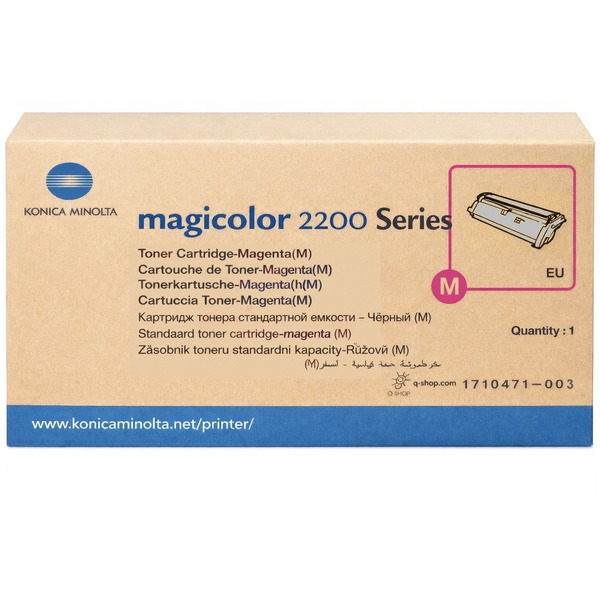 Toner magenta  für Konica Minolta Magicolor 2200 DL