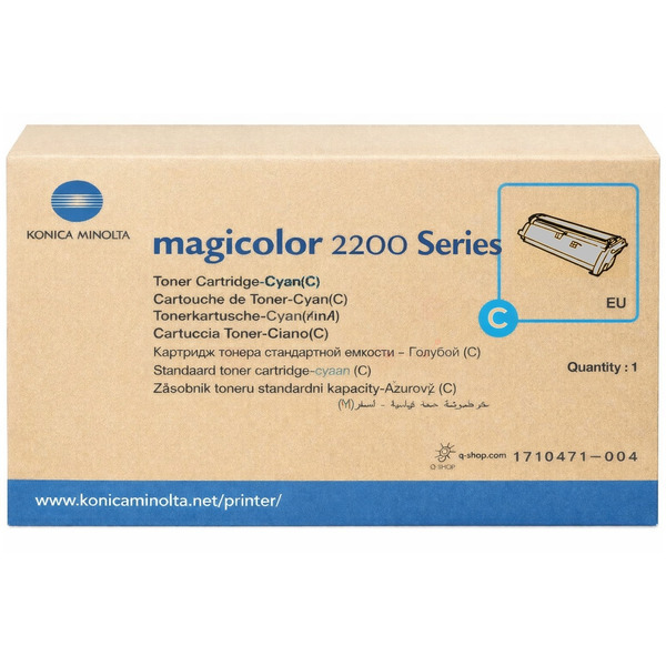 Toner cyan  für Konica Minolta Magicolor 2200 DL