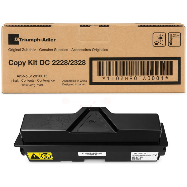 Toner schwarz TK-TA-1T02H90TAC-bkO für Triumph-Adler DC 2228