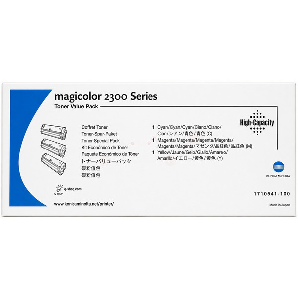 Toner Rainbow-Kit (c,m,y)  für Konica Minolta Scancopy 2300 DL