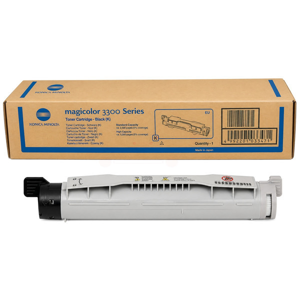 Toner schwarz  für Konica Minolta Magicolor 3300 Series