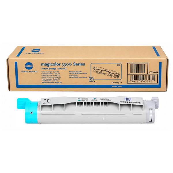 Toner cyan  für Konica Minolta Magicolor 3300 Series