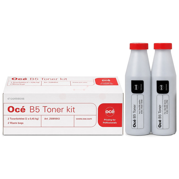 Toner schwarz +Resttonerbehälter  für OCE TDS 320