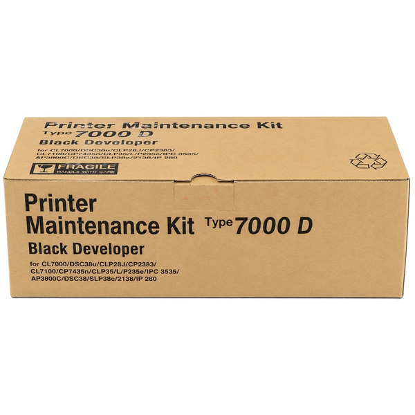 Entwickler schwarz  für Ricoh Aficio CL 7000 DT 1