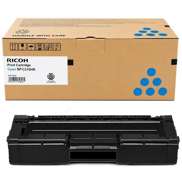 Toner cyan High-Capacity  für Ricoh Aficio SP C 310 Series