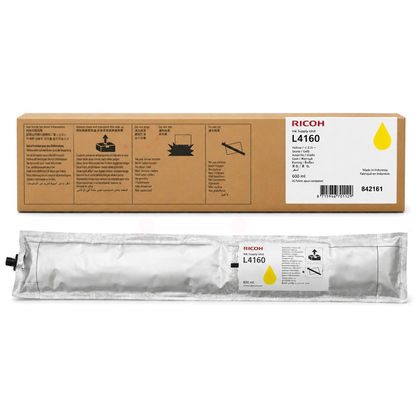 Tintenpatrone gelb TP-RI-841986-yO für Ricoh Pro L 4100