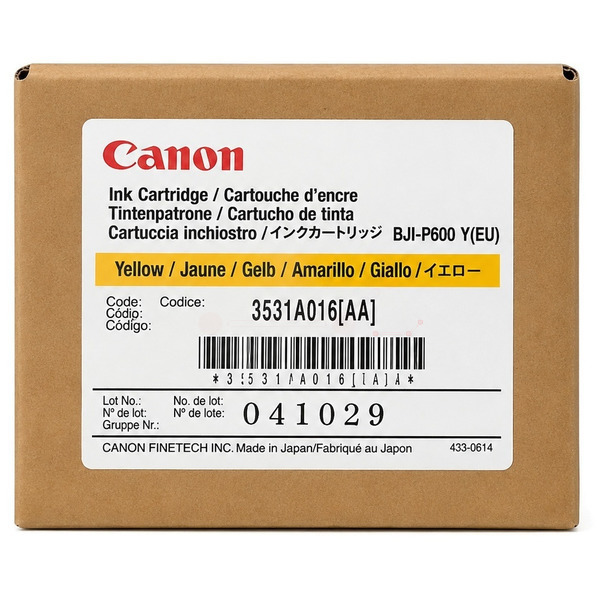 Tintenpatrone gelb  für Canon Business Card Printer P 660 C
