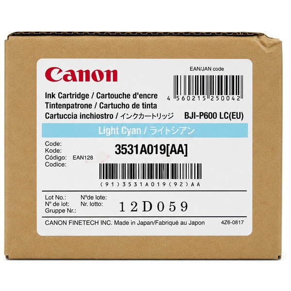 Tintenpatrone cyan hell  für Canon Business Card Printer P 660 C