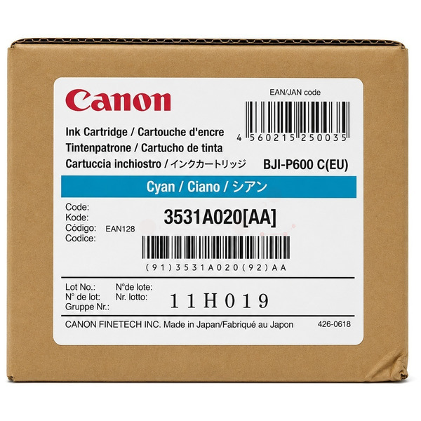 Tintenpatrone cyan  für Canon Business Card Printer P 660 C