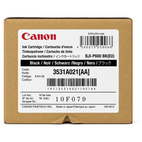 Tintenpatrone schwarz  für Canon Business Card Printer P 660 C