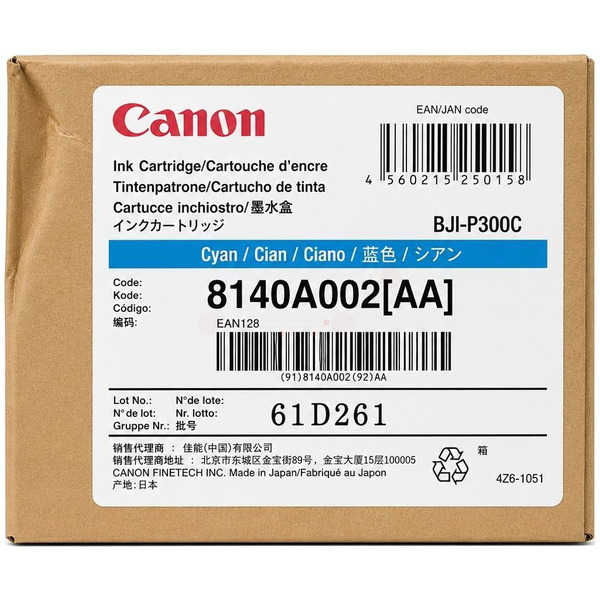 Tintenpatrone cyan  für Canon Business Card Printer CX 320