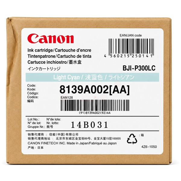 Tintenpatrone cyan hell  für Canon Business Card Printer CX 320