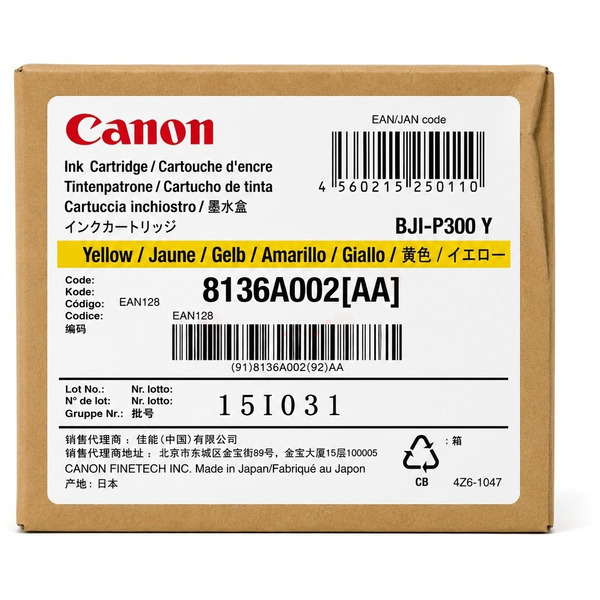 Tintenpatrone gelb  für Canon Business Card Printer CX 320