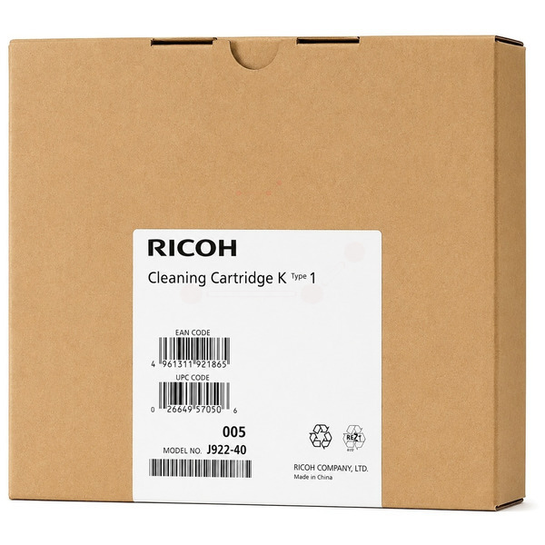 Tintenpatrone schwarz Reinigung TP-Ri-257050-bkO für Ricoh RI 100