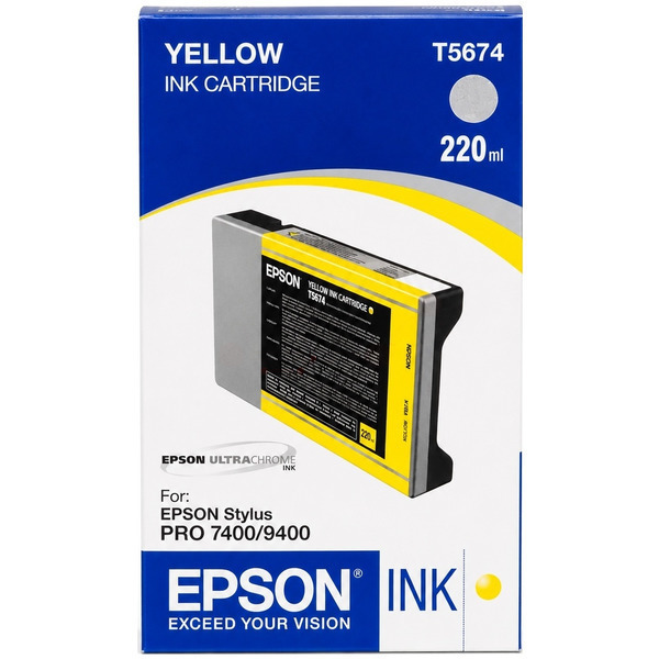Tintenpatrone gelb  für Epson Stylus Pro 7400