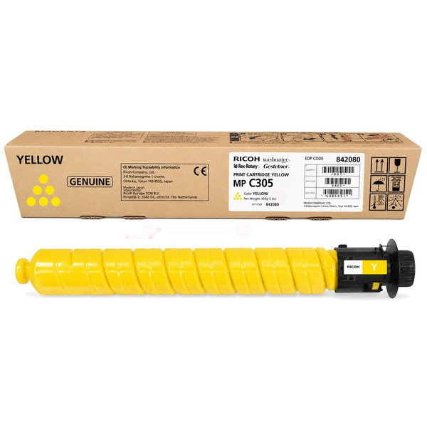 Toner gelb TK-Ri-842080-bkO für Ricoh Aficio MP C 305 spf