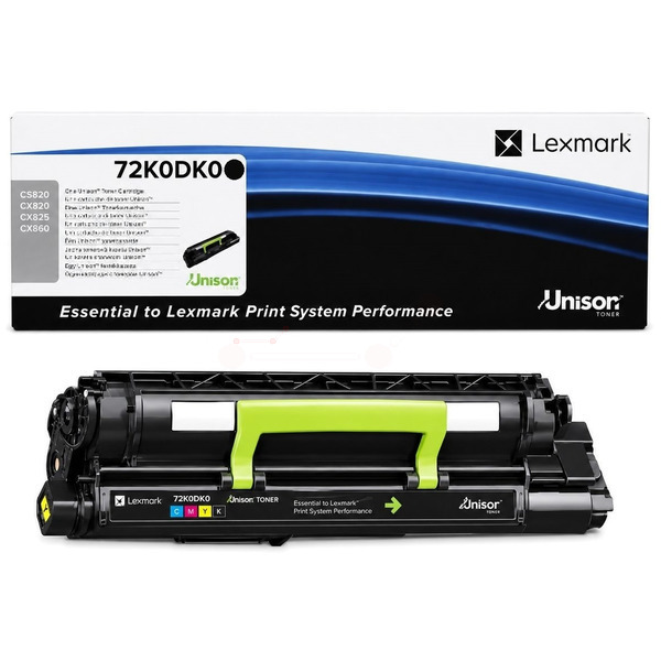 Entwicklereinheit schwarz return program DV-LE-72K0DK0-bkO für Lexmark CX 825 dtfe