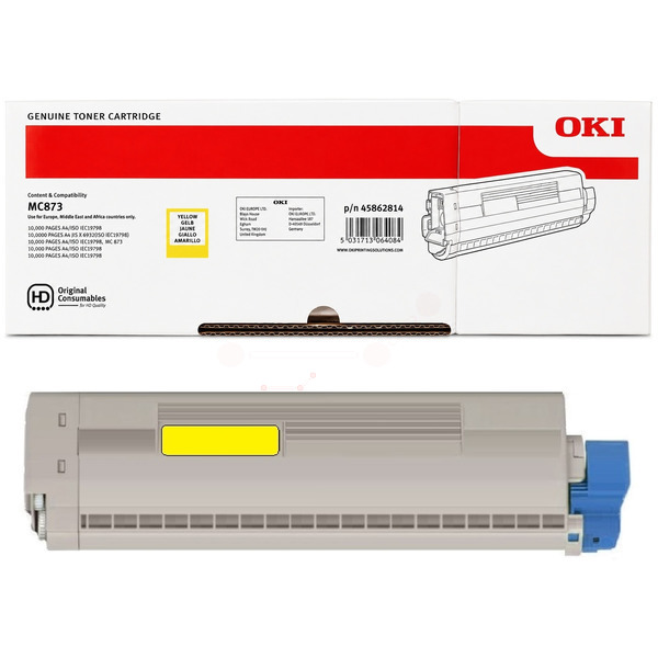 Toner-Kit gelb High-Capacity TK-Ok-45862814-yO für OKI MC 883 dnv