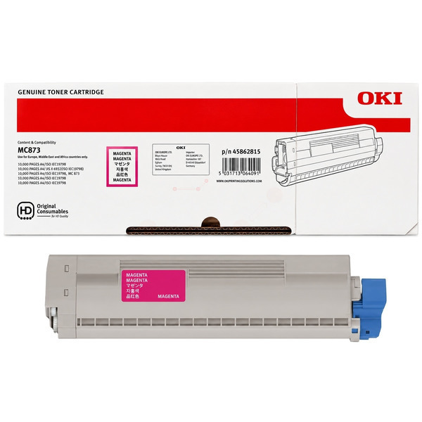 Toner-Kit magenta High-Capacity TK-Ok-45862815-mO für OKI MC 883 dnv