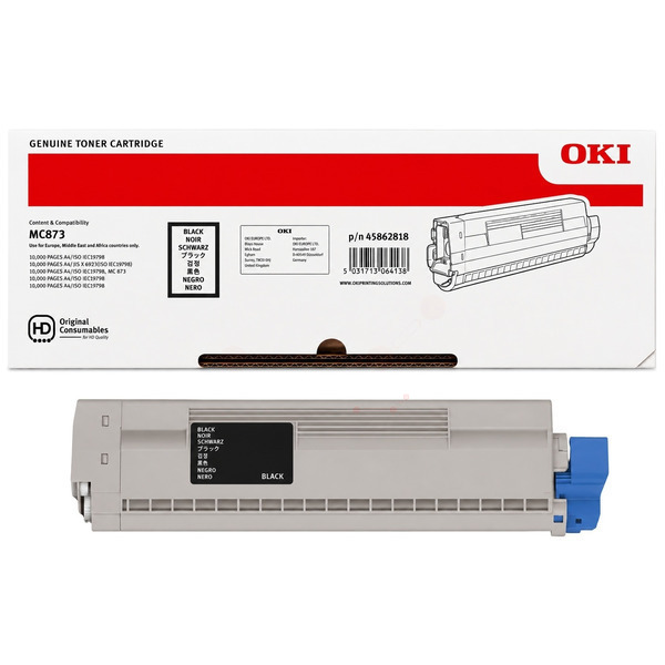 Toner-Kit schwarz High-Capacity TK-Ok-45862818-bkO für OKI MC 883 dnv