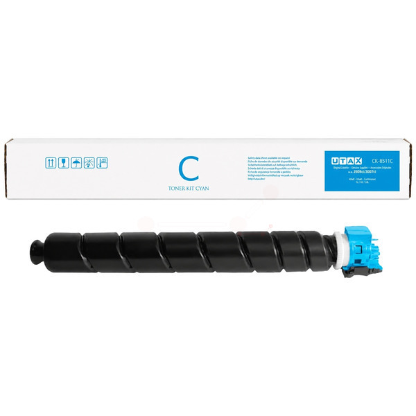 Toner-Kit cyan TK-Ut-CK-8511C-cO für Triumph-Adler 2507 Ci