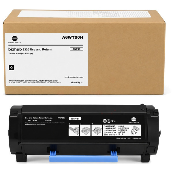 Tonerkartusche schwarz return program TK-Ko-A6WT00H-O für Konica Minolta bizhub 3320